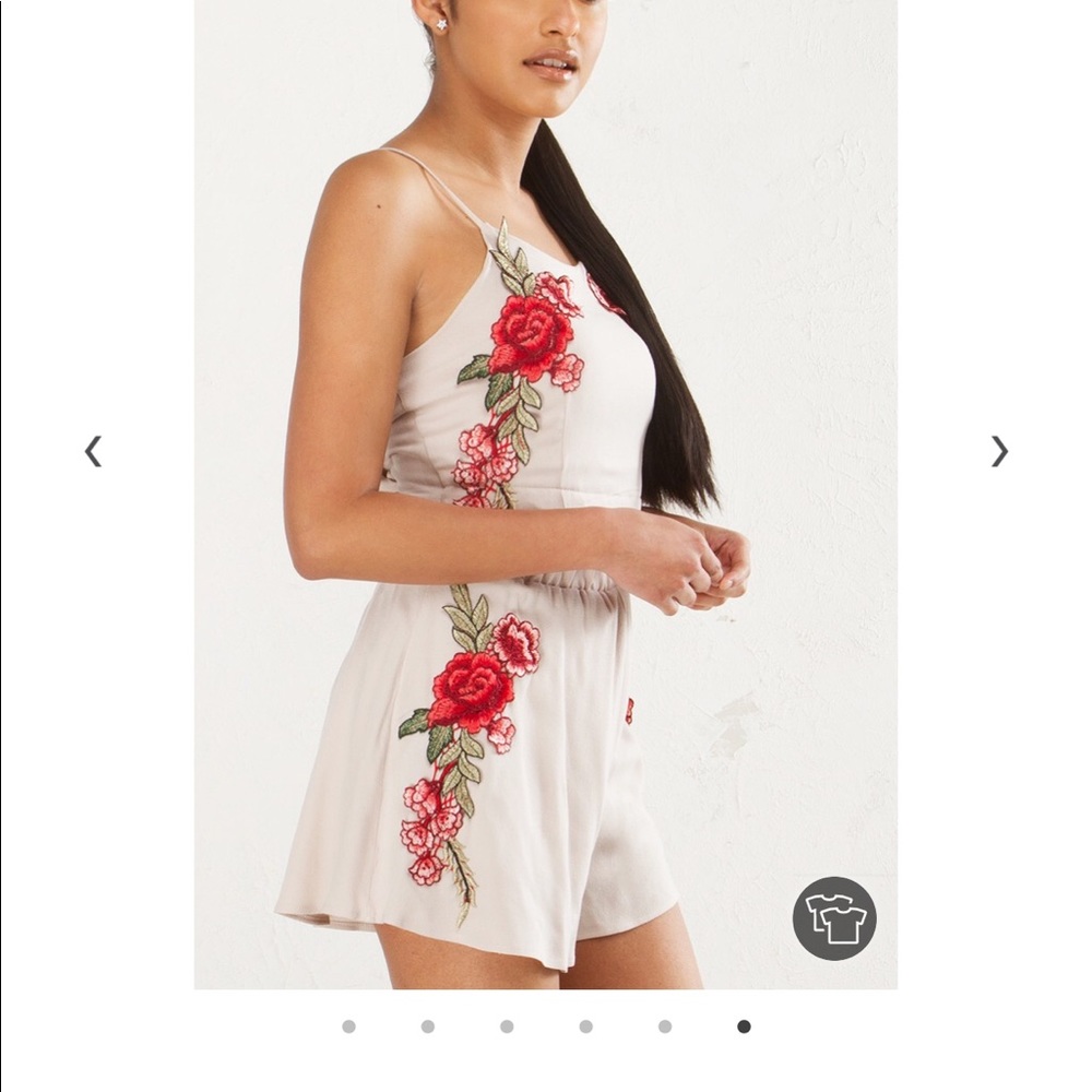 Embroidered shorts